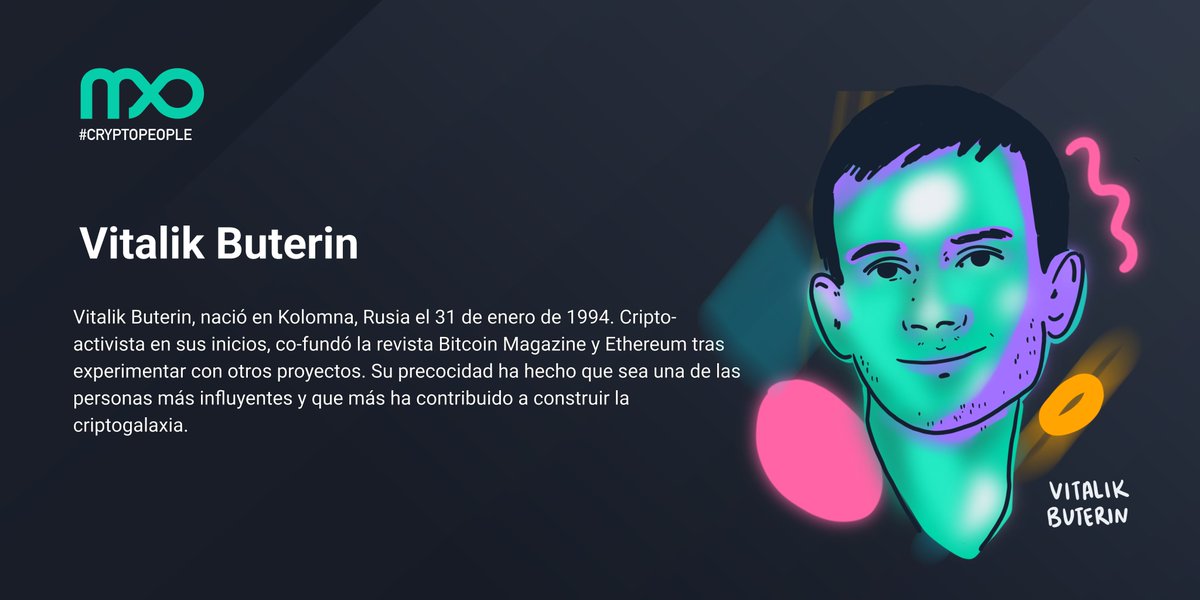 TruBit_Latam's tweet photo. En el #criptopeople de hoy, tenemos a @VitalikButerin.
Se le conoce principalmente como el genio detrás de #Ethereum, la segunda plataforma de #criptomoneda más valorada y reconocida del mundo después de #Bitcoin. https://t.co/Vjd7yrXno0