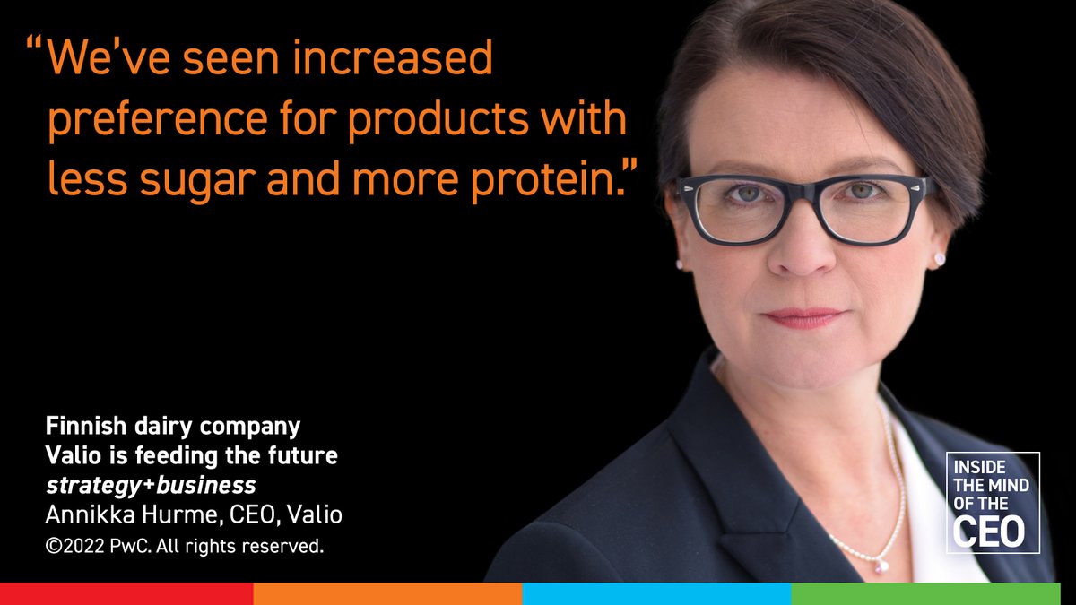 Helsinki-based @ValioFi has been producing milk since 1905. Today, they sell products in 60 countries. CEO 
@AnnikkaHurme talks about the trends shaping their growth plans and #sustainability strategy.  https://t.co/kcLxz5UX3x https://t.co/KAjxUsTGwX