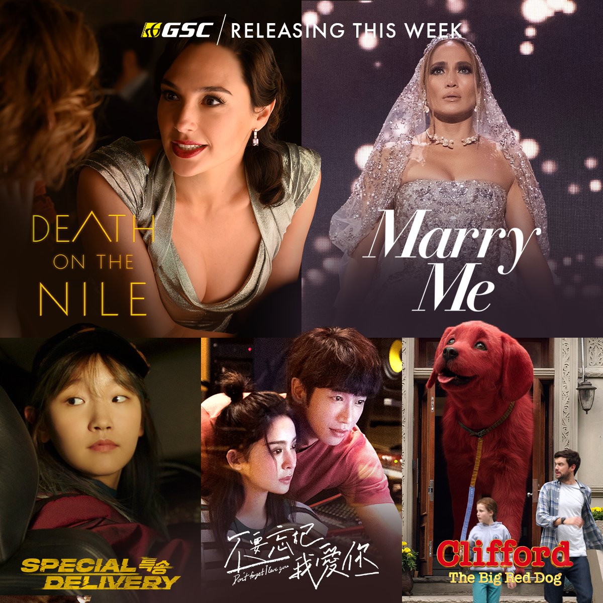 GSCinemas's tweet photo. Check out the movies coming out this Valentine's week! Which movie will you be watching? 🍿

Tickets are available now! Secure your seats today ✨💛 #BacktoGSC https://t.co/TaPohckM90