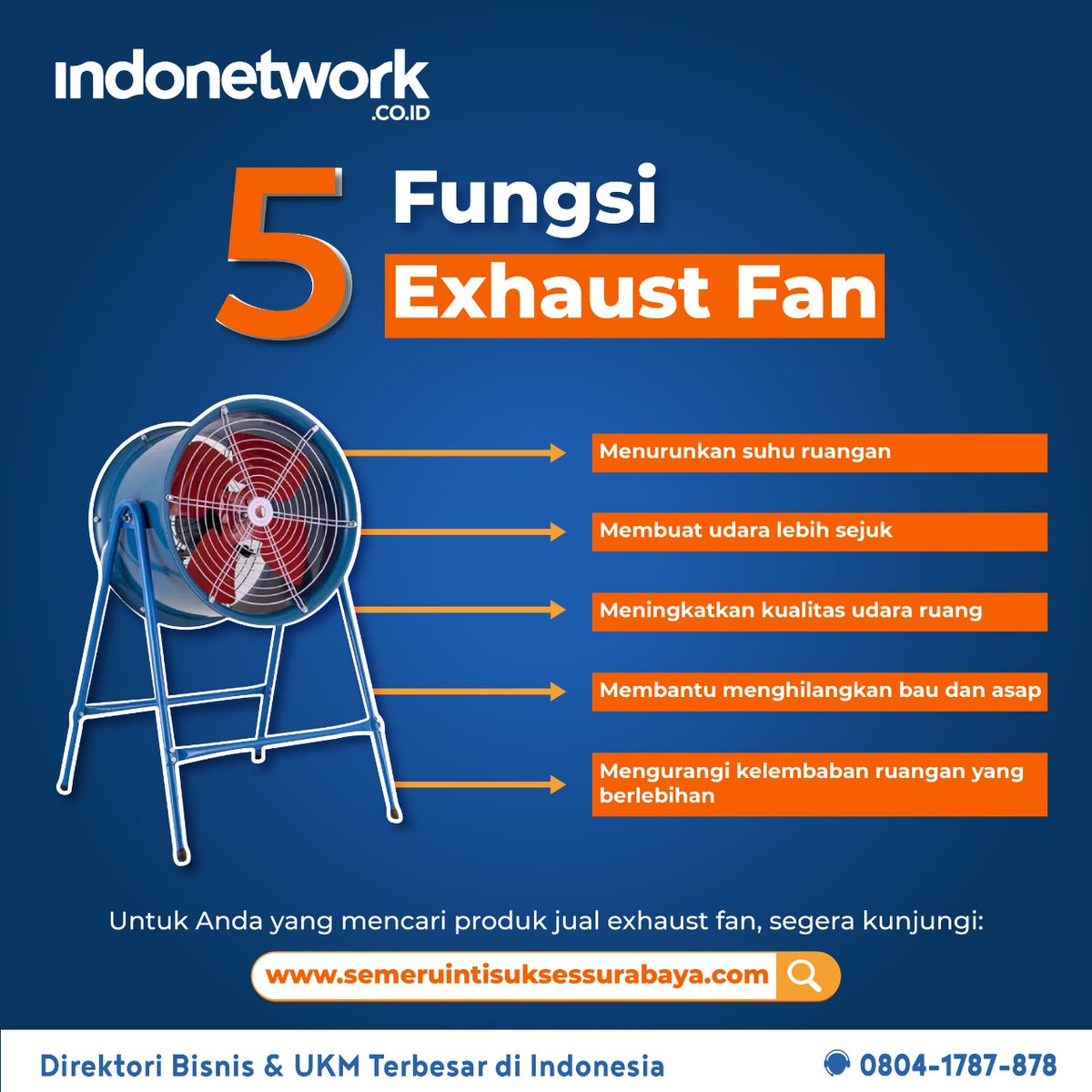 indonetworkcoid's tweet photo. Hai Indonetwokers,
Mungkin benda yang satu ini seringkali terlupakan keberadaannya di rumah atau tempat tertentu. Tetapi ternyata benda ini, memiliki banyak fungsi untuk udara di dalam ruangan.
#jualexhaustfan #indonetwork #B2Bplatform #promosionline https://t.co/U40DRrnjDI