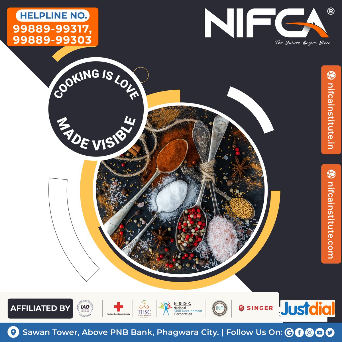 NIFCA1's tweet photo. "Cookery is not chemistry. It is an art. It requires instinct and taste rather than exact measurements.”   
Hurry Up !!! Register Today and avail Super Valentine Offer i.e. 40% OFF on all Cooking &amp; Baking Programs for February month!!
 #cooking #education #baking https://t.co/xI72uR0VPp