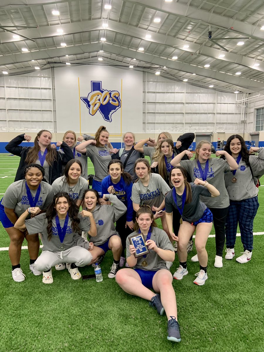 boswellpower's tweet photo. Several PRs set tonight by the Lady Pioneers. Got 2nd tonight at the Bos Invitational. They have grown together in the first year of competing for many of them. #BosStrong πͺ@emsisdathletics https://t.co/Ev45WttgHJ