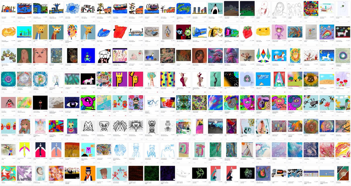 itsbobbydl's tweet photo. The @FlowerGirlsNFT Children's Art Fund collection has 363 pieces from about 100 young artists all over the world. We're just getting started🔥
https://t.co/qN9hnYMu1W https://t.co/gyi0r7smbE