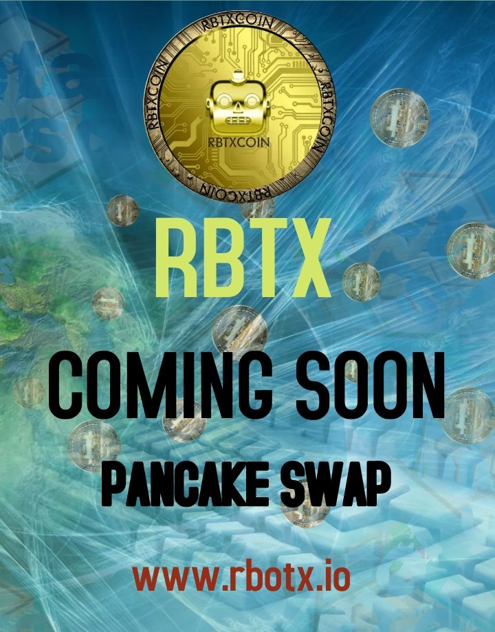 Rbtx_official's tweet photo. RBTX (The Revolution)

Coming soon on PANCAKE SWAP

Find out more : https://t.co/MH7LoKHLor https://t.co/59PisyTpsV