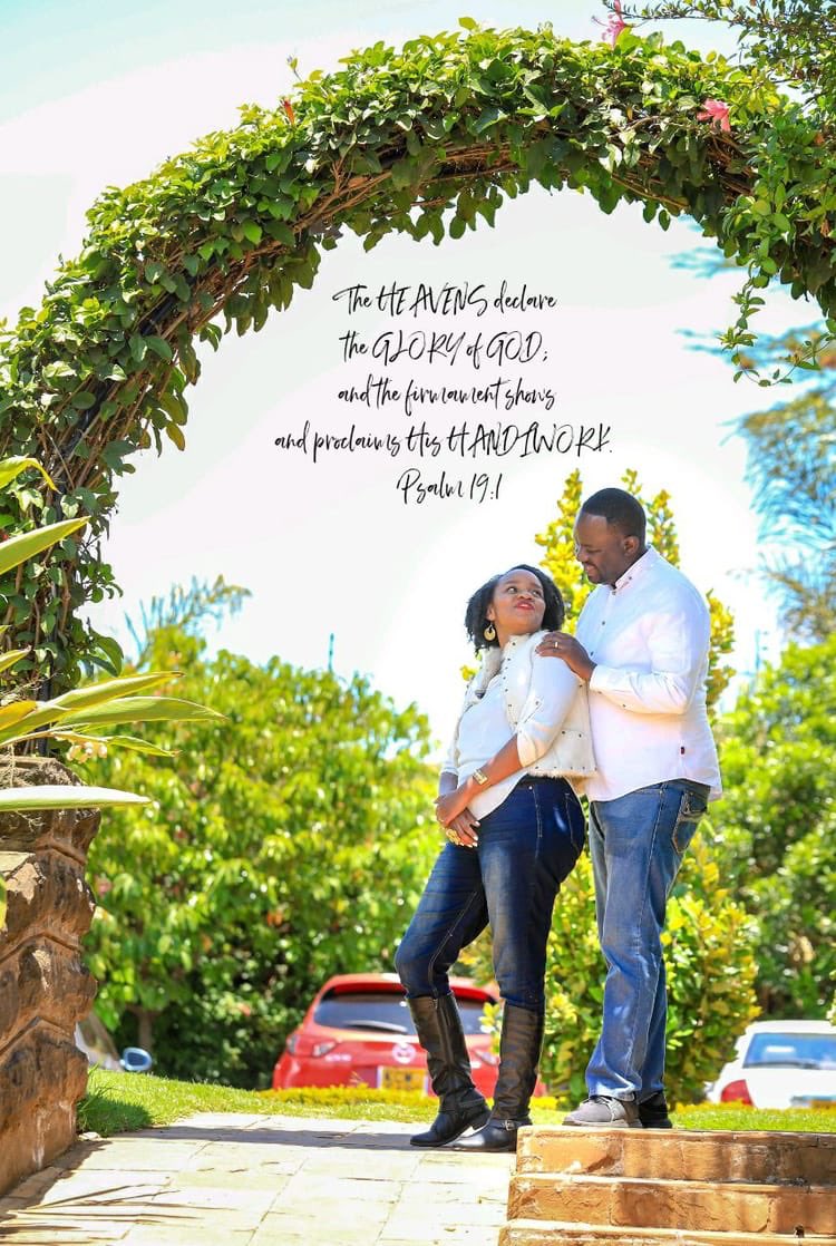 Muluhya's tweet photo. Happy anniversary to us!!! @Angiechavs loving you and being loved by you is the most wonderful way of spending a lifetime. This is the Lord’s doing, and it is marvelous in His sight! #HappyAnniversary #14andcounting https://t.co/iexHMwsG5c