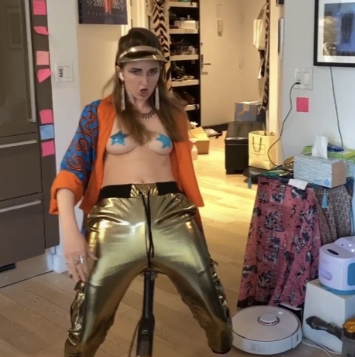 This is Heather Morgan. Heather is co-conspirator of the largest heist in  world history. Along with her husband, she stole $3.6 Billion in Bitcoin  from Bitfinex. We live in a simulation.