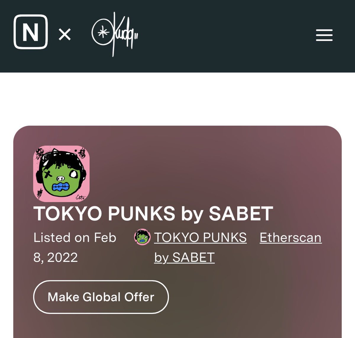 TOKYO PUNKS by SABET tweet media
