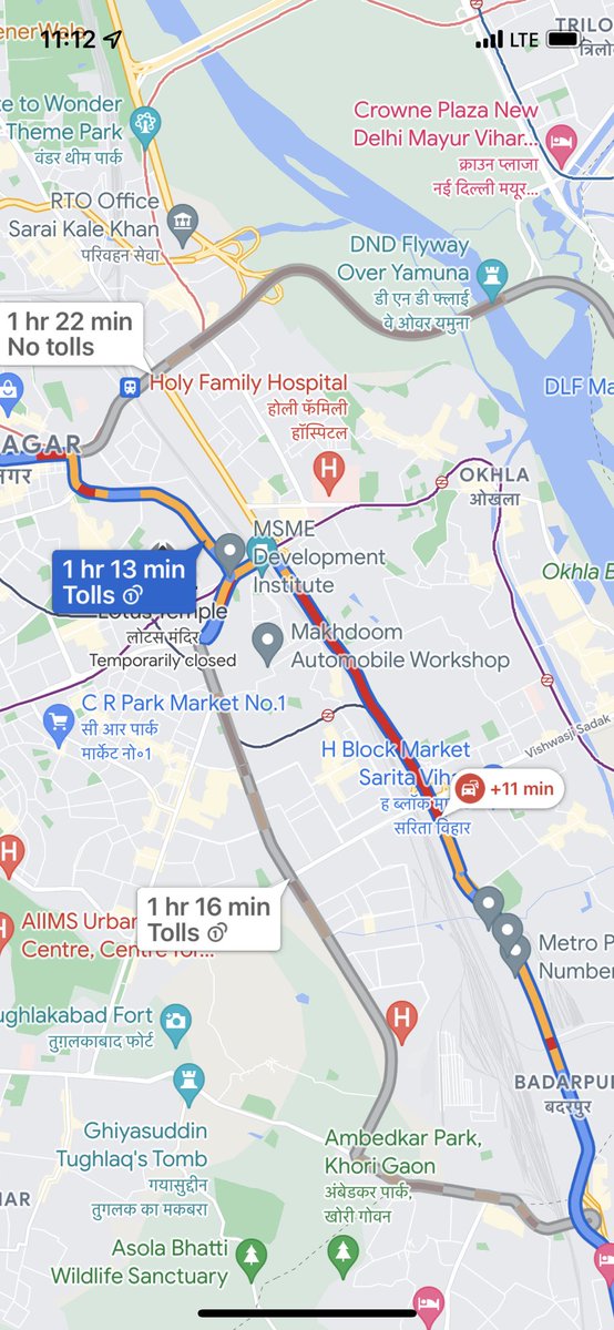 draftab89's tweet photo. @dtptraffic Perpetual JAM @ Jasola, in front of PS Sarita Vihar in morning hours, due to a bottle neck 2 km ahead (Okhla Tank bus stop)
Pls do something 🙏🏻 https://t.co/OJgKxYXL0G