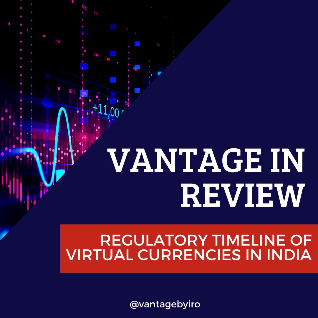 VantagebyIRO's tweet photo. Starting April 2022, private VCs will be #taxed in India. But #crypto has had an arduous journey till here. In this week’s #VantageinReview, Anushri Uttarwar and @lalantikaa_ recap the various stances on #cryptoregulation  

#RBI #CBDC #DigitalRupee #Budget2022 #cryptotax 1/3 https://t.co/qWrXBoLBJW