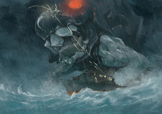 艦これ二次創作の乙種要員シリーズ。これを描いてなかったら、今も絵のお仕事ができていなかったと思う。
#この作品がなかったら今の自分は存在しなかったと言っても過言ではない作品 