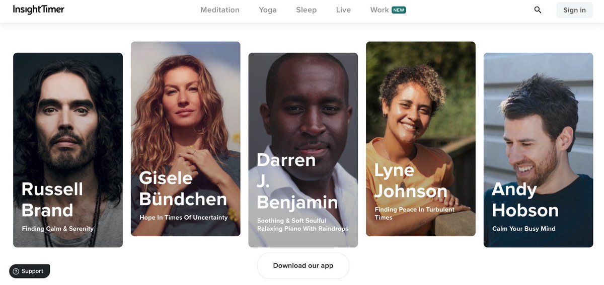 Meditate with me here  insighttimer.com/andyhobson
