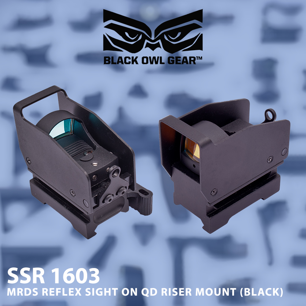 blackowlgear's tweet photo. NEW PRODUCT FROM BOG!

SSR 1603 MRDS REFLEX SIGHT ON QD RISER MOUNT (BK)
https://t.co/SIlzpZQ2lO https://t.co/jFgx7vwtB9