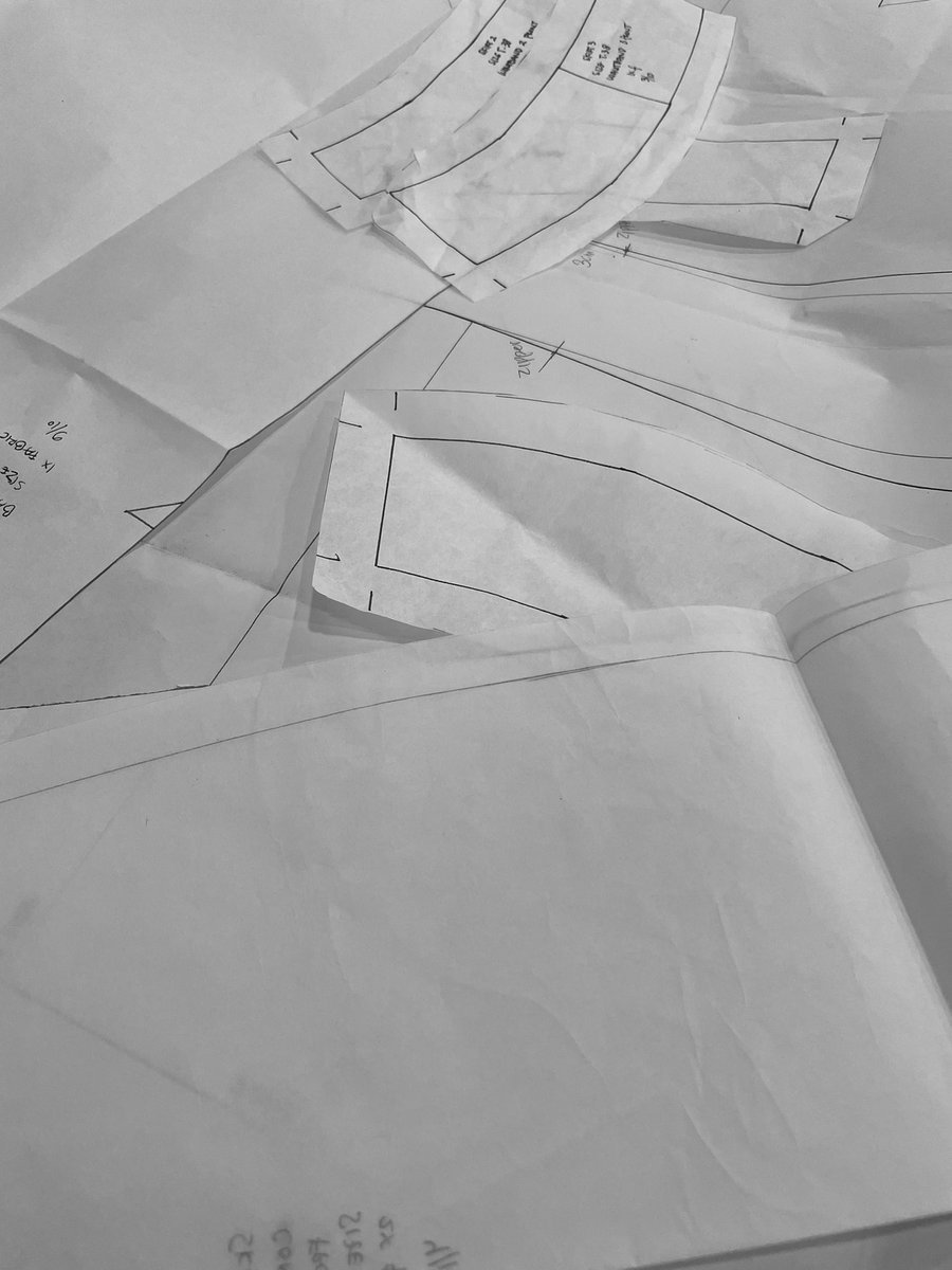 My kind of paperwork #patterndrafting
