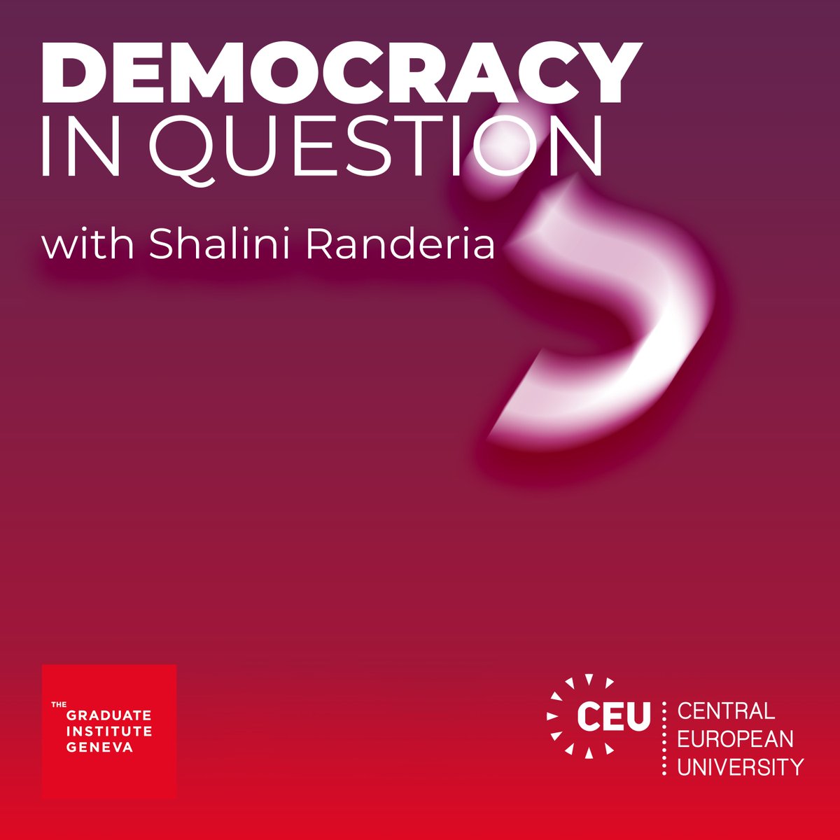 ceu's tweet image. With the 3rd season of CEU President and Rector @ShaliniRanderia’s podcast #DemocracyInQuestion now completed, look back for any episodes you may have missed.

Topics include #votingrights, #citizenship, #investigativejournalism and #illiberalism.

🎧 bit.ly/3LmMnXo