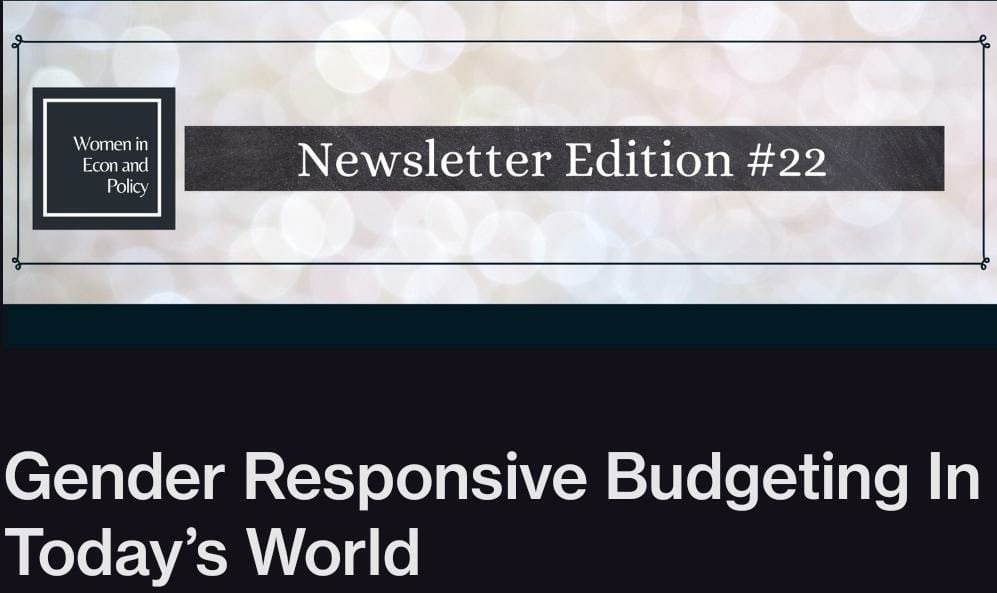 The 22nd edition of our newsletter is out now! A read fit for the budget season and a spotlight on #genderbudgeting, here’s what we cover
[thread]