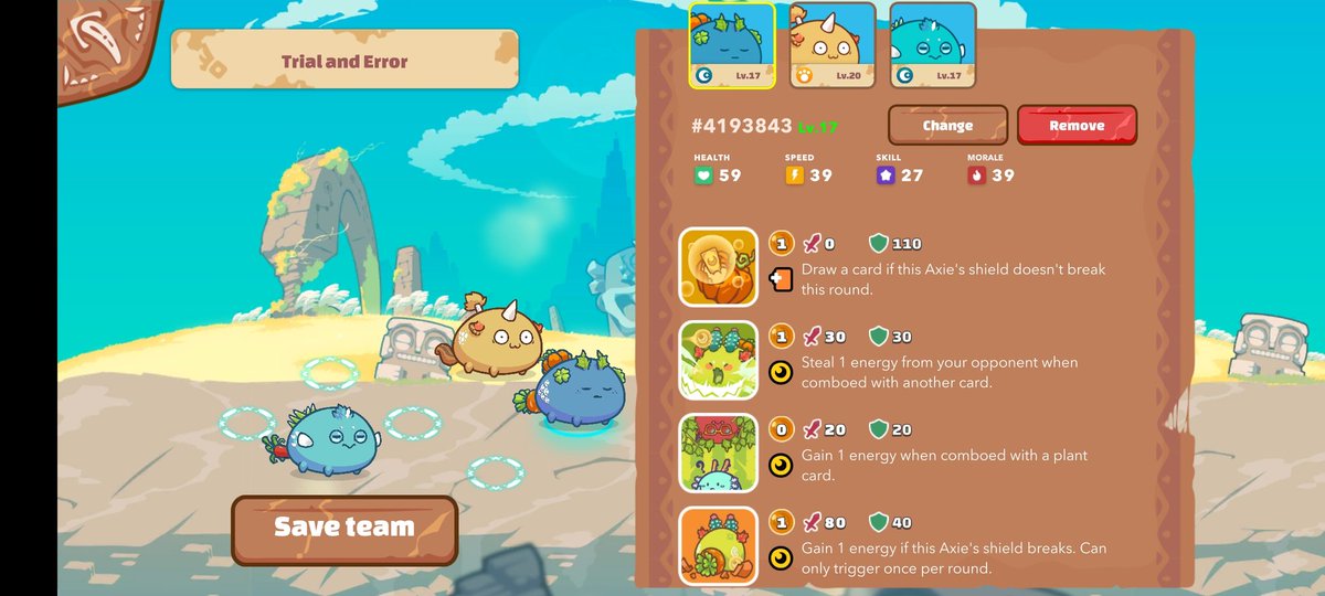 BryanA0307's tweet photo. @djsamwithers @AxieInfinity @ApolloGGuild Its Disablesaur, plant and best. 1855 MMR https://t.co/RrqiWgcR6S
