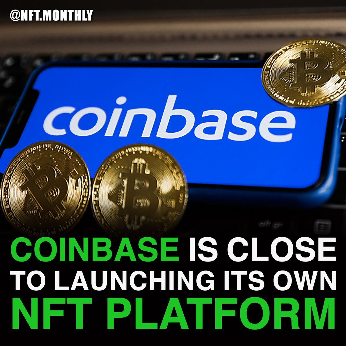 NFT_monthly's tweet photo. The launch of Coinbase's upcoming NFT platform is arriving soon says firm
#nft #nfts #nftdrop #nftcollection #nftcollectibles #nftmusic #nftphotography #nftart #nftartist #design #digitalillustration #cryptoart #artist #nftcommunity #nftcollector #ethereum #blockchain #coinbase https://t.co/8q9HCebGVy