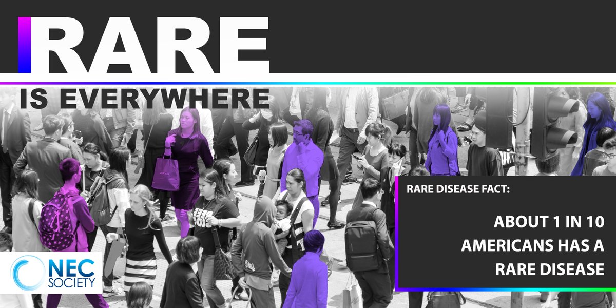 NECsociety's tweet photo. Feb is #RareDisease Month! While #NEC is not rare in the #NICU, it's a rare disease bc it affects fewer than 200k in the US. #RareisEverywhere & @NECsociety is proud to be #RareAsOne. You can help #preventNEC & build a 🌎 without this devastating disease @ https://t.co/YeDND3O6PW https://t.co/fARfkEKWdX