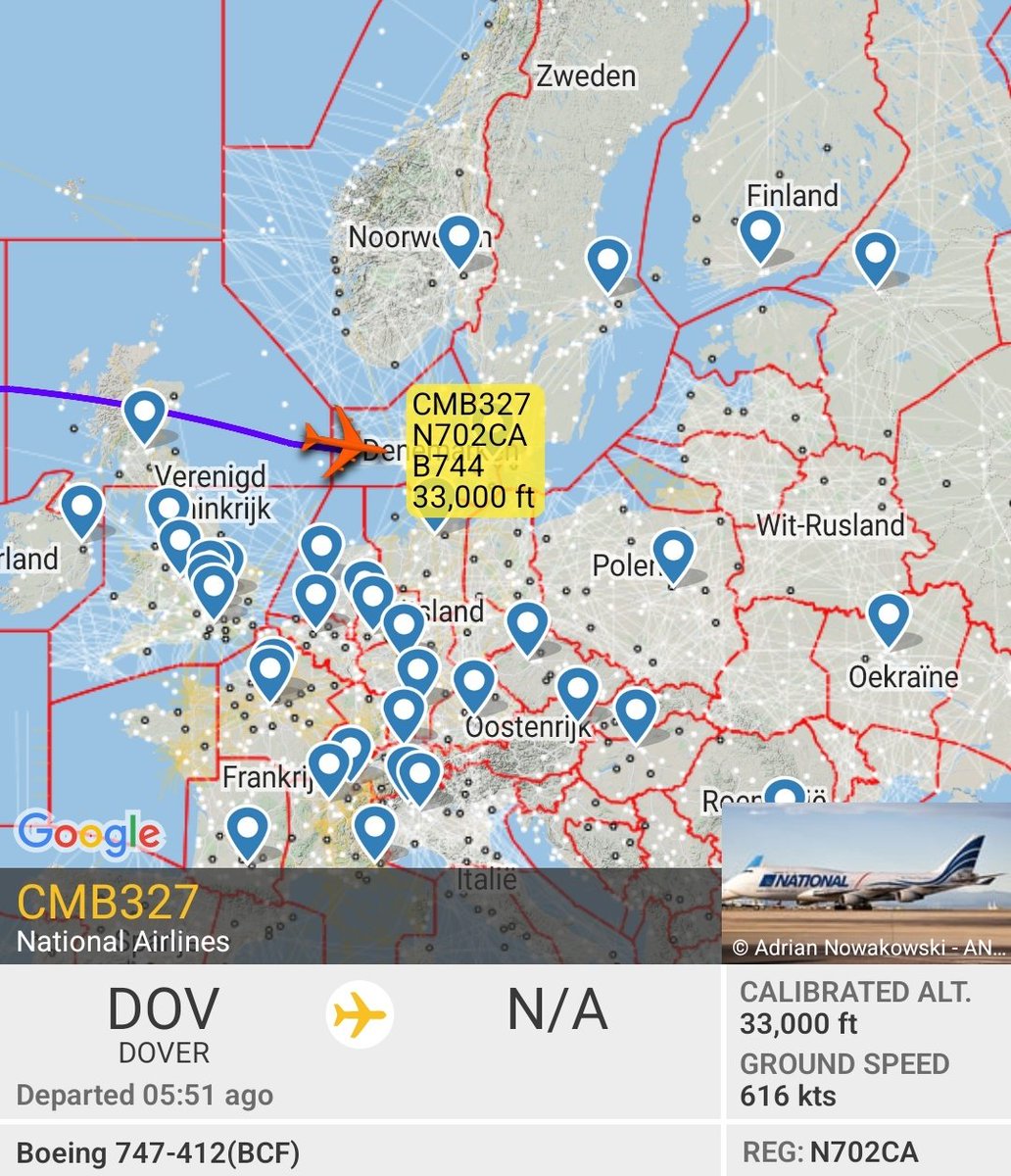 Gerjon_'s tweet photo. Another flight U.S. Transportation Command flight from 🇺🇸Dover AFB to 🇺🇦Kyiv Boryspil Airport (I think): 🇺🇸N702CA as #CMB327 https://t.co/7MPs838xL2
