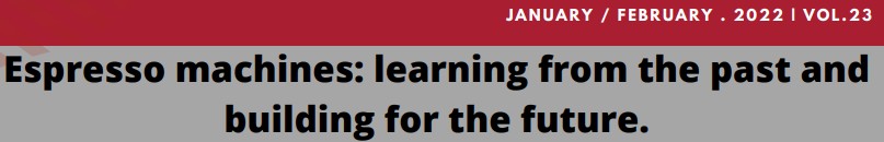 Traditional espresso machines are developing for future coffee trends <a href="/FracinoUK/">Fracino</a> &amp; <a href="/FracinoSales/">FracinoSales</a> delve into this marketplace. Remember that <a href="/MadeinBritainGB/">Made in Britain</a> supports many businesses involved in the Hospitality industry <a href="/europeanwtrcare/">WaterCare</a> <a href="/BRITAPRO/">BRITA Professional UK</a> <a href="/BritCoffAssoc/">British Coffee Association</a> <a href="/GaggiaUK/">David Lawlor</a>