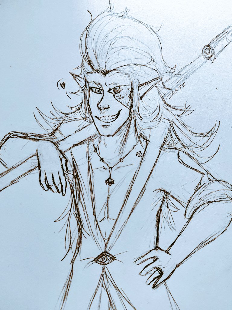 GalacticZyrus's tweet image. He is just testing out one of the guardian spears. Don&apos;t worry about it. || #Robbie #AocRobbie #AgeOfCalamity #LegendofZelda