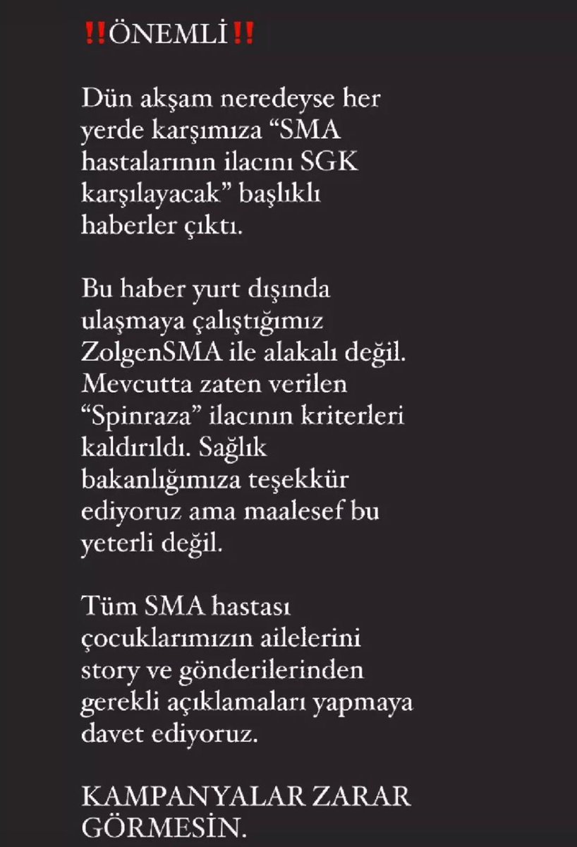 thcn26's tweet photo. Ulaşmaya çalıştiğimiz tedavi spinraza değil zolgensma.. spinraza zaten ülkede ücretsiz veriliyor fakat bebekler bunun için bir heyet kontrolüne giriyor ve yeterli puanı alırsa Spinraza tedavisini alabiliyordu bu kriterler kaldırıldı..
Spinraza hastalığı sadece %10 yavaşlatıyor https://t.co/yWTIDiXflT