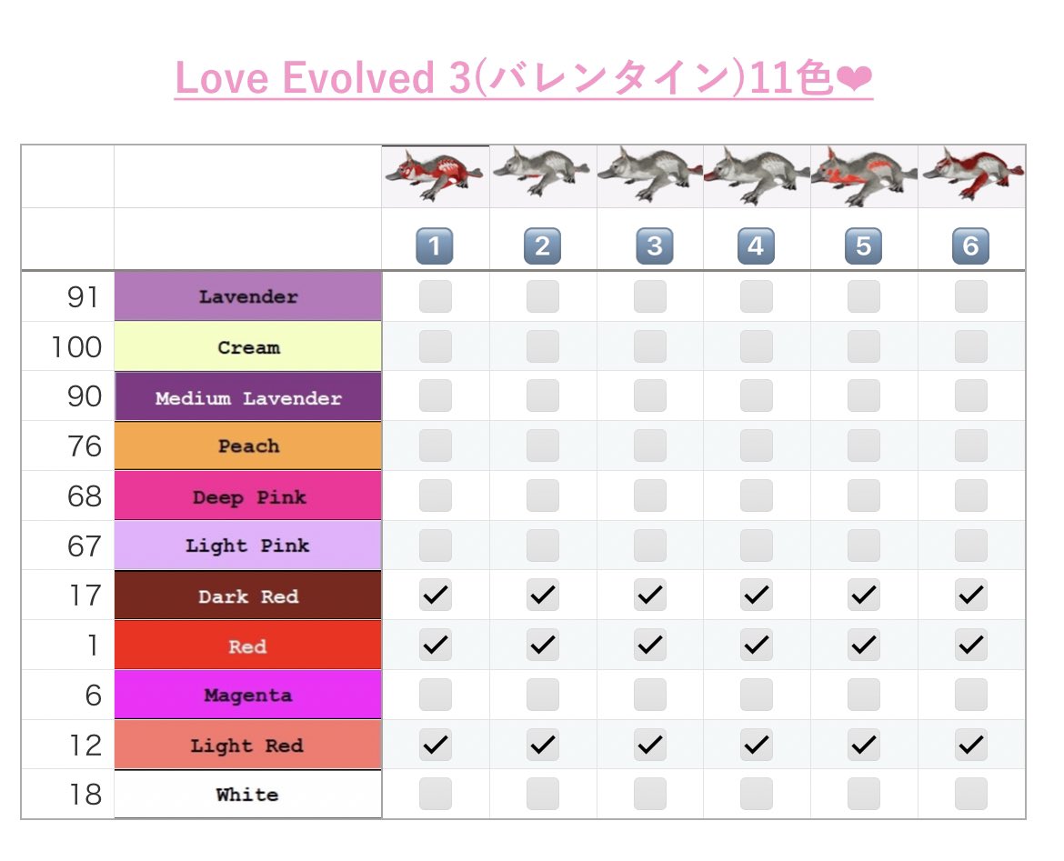 touhubito's tweet photo. 今回は8色集めるのみ〜
たのしみ💕
#ArkSurvivalEvolved
#Maewing https://t.co/MrCfV6M3Se