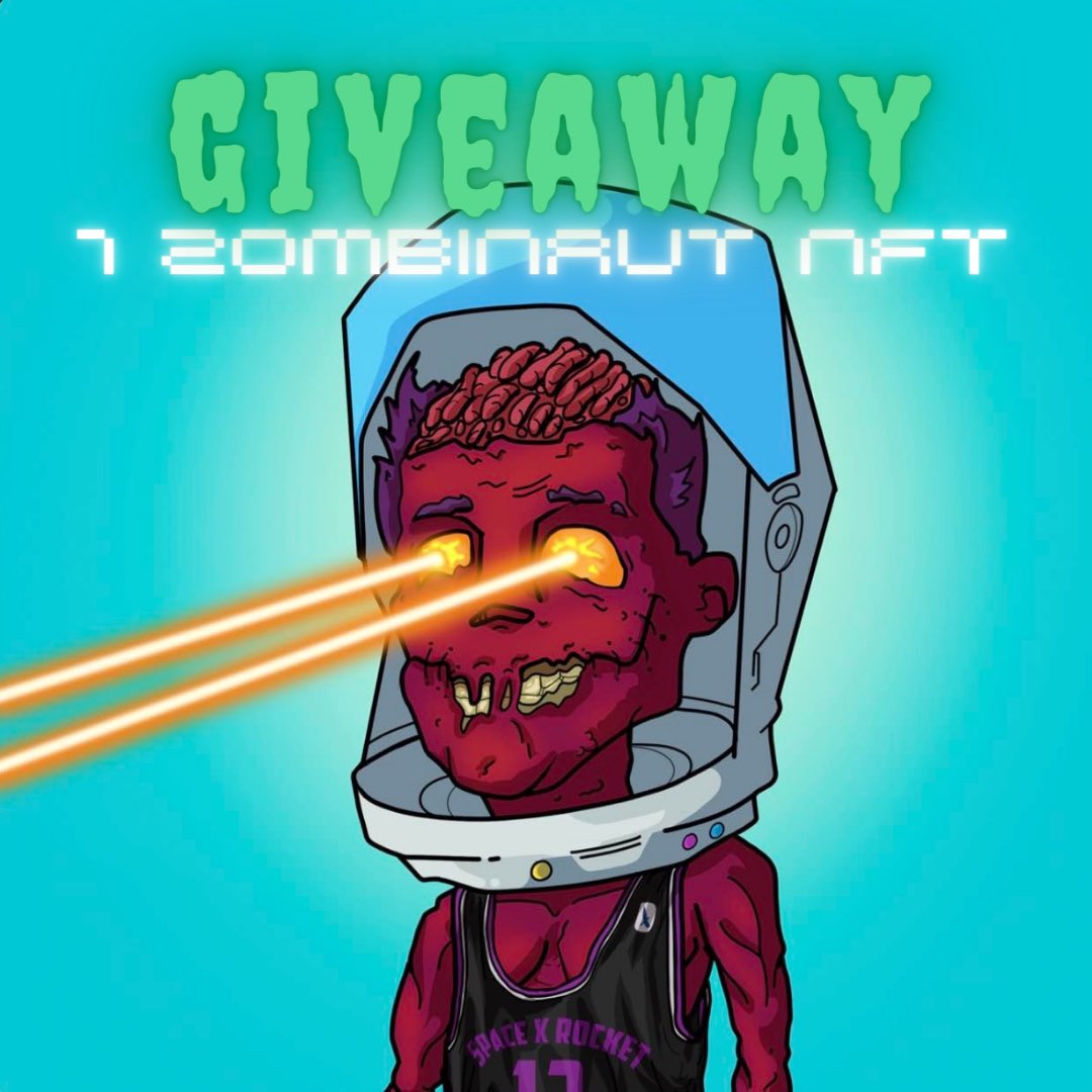 zombinautsnft's tweet photo. ⚡️ZOMBINAUT GIVEAWAY TIME⚡️

1 ZOMBINAUT NFT
TO ENTER:
1. Follow our page @zombinautsnft 
2. Like the post
3. Tag 3 friends
4. Join our discord (link in bio)

Goodluck guys🥳 Winner will be announced 12th of Feb #NFTGiveaway #giveaway #NFTs #SolanaGiveaway https://t.co/uf3q8VUn1S