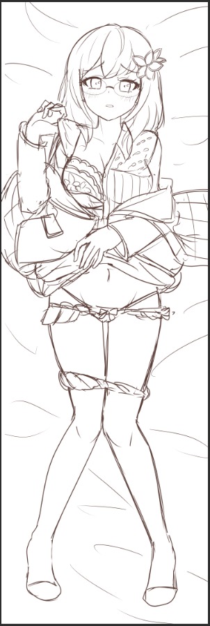 Preview Commission Dakimakura Hana Macchia
#hanakal #hanamaki_art