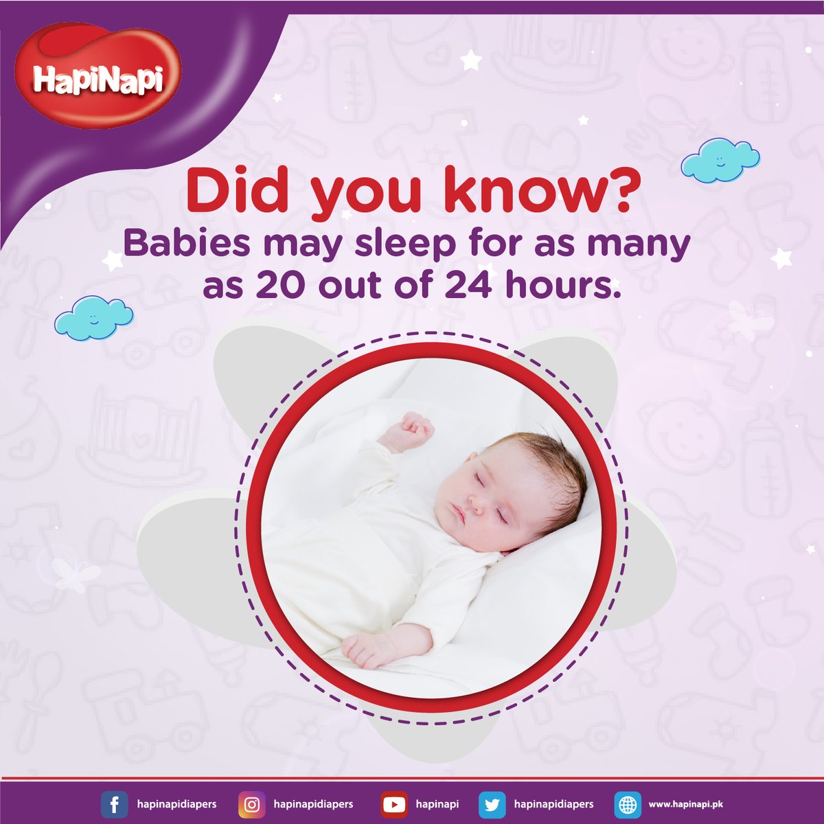 hapinapidiapers's tweet photo. Do you know?
Newborns spend more time asleep than they do awake.
#HapiNapi #ZandJ #Kids #Toddlers #Babies
#BestBabyDiaper #PakistanBestDiaper #BestDiaper https://t.co/9NZbMseZnB