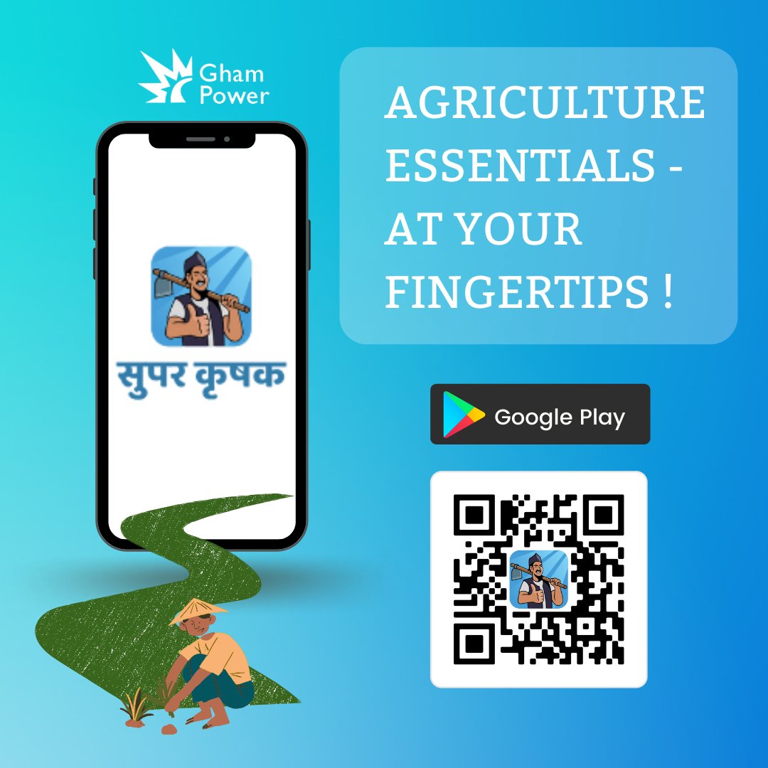 ghampower's tweet photo. Presenting our Super Cool and functional #SuperKrishak App! It is now available on Play store, crafted for people in the #agriculture field and more. Aiming to reach more rural #farmers and support them in every way we can! One step at a time.
#Nepal #NowinNepal https://t.co/bsUfo8Cnc8