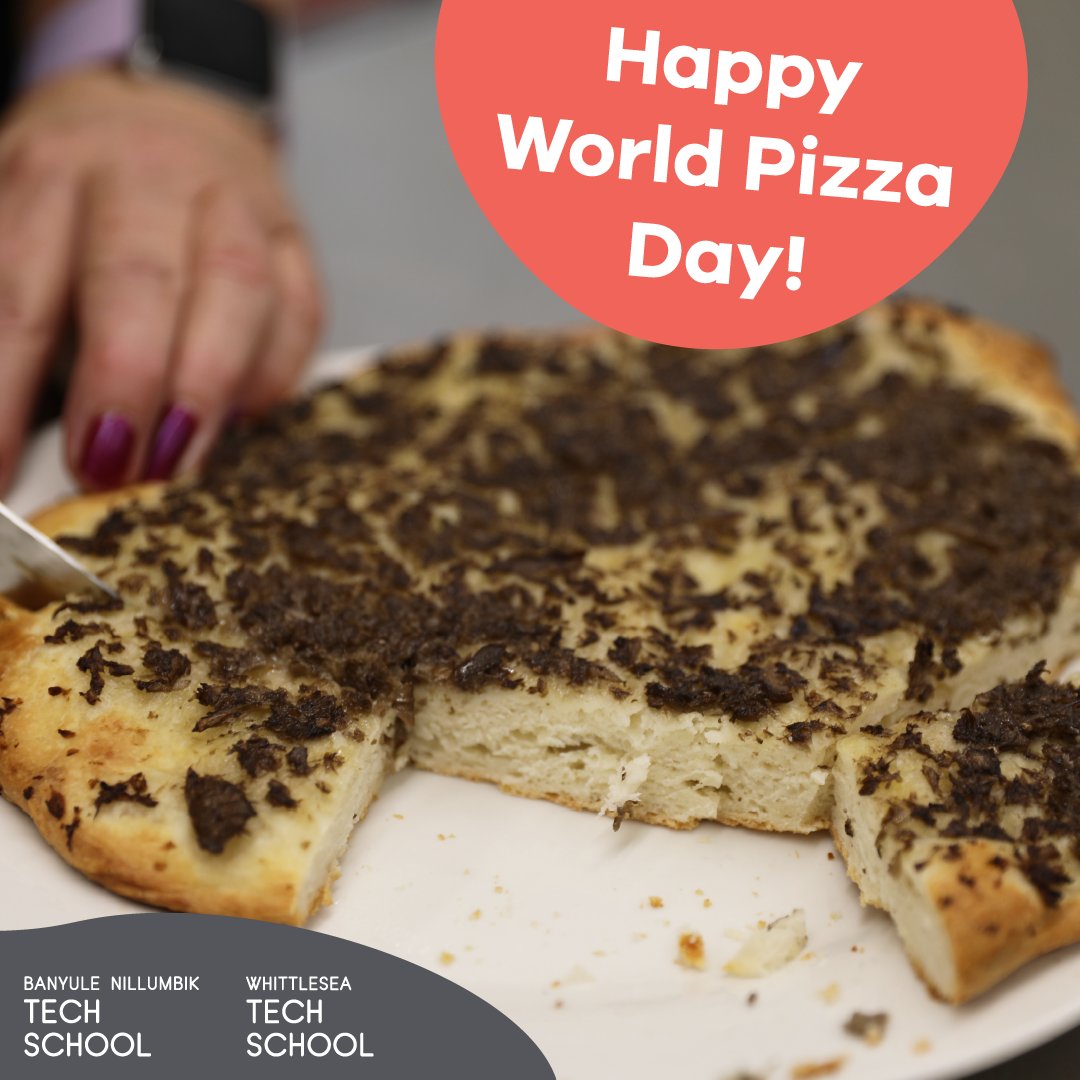Happy World Pizza Day! 🍕 Shoutout to some of the delicious, innovative pizza bases developed by students in our FoodLab program.

#WhittleseaTS #WTS #BNTS #WorldPizzaDay #pizza #pizzaislife #delicious #foodinnovation #fooddesign #FoodLab #deisgnthinking