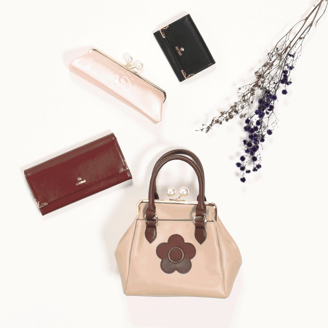 2WAYミニトート MARY パールガマ口 QUANT (・∀・)