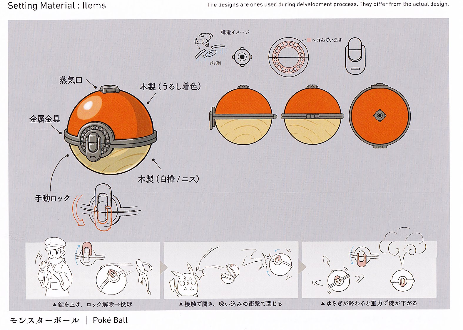 Mixeli on X: Pokémon LEGENDS Arceus ART Book. - Concept Art of: 1. Poké  Ball. 2. Great Ball. 3. Ultra Ball. 4. Heavy Ball.   / X