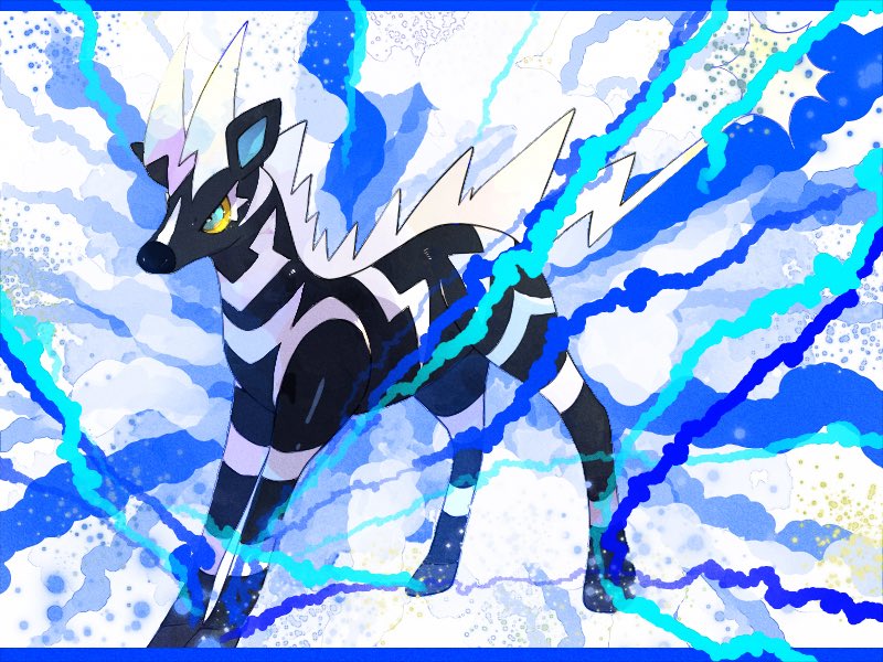 ポケモン 図鑑no 523 ゼブライカ Lkのポケモンずかん Loki ロキ のイラスト ポケモン 図鑑no 523 ゼブライカ Lkのポケモンずかん Loki ロキ のイラスト