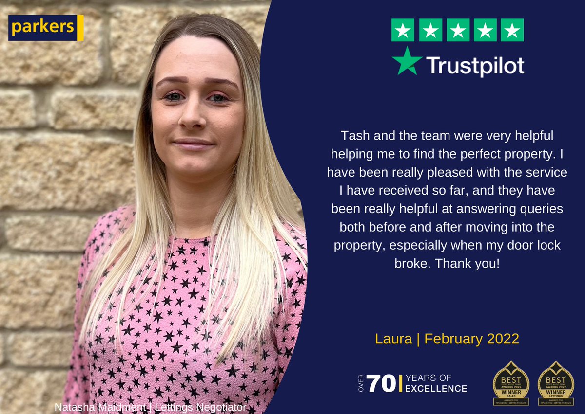 parkers_witney's tweet photo. Always lovely to receive such wonderful feedback. Thank you so much Laura for taking the time to leave this glowing review 😊

#fivestarreview #lettingagent #localpropertyexperts https://t.co/E2vUM2HMuj