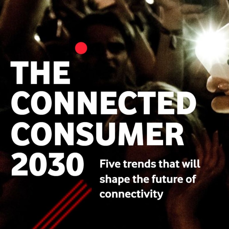 VodafoneGroup's tweet photo. What will technology look like 10 years from now? 📱 ⚡

😷 Disease-detecting mirrors? 
🌲 Digitally connected trees?

We break down @VodaSmartTech &amp; @TheFutureLab's top 5 future trends for tech &amp; connectivity. #CC2030