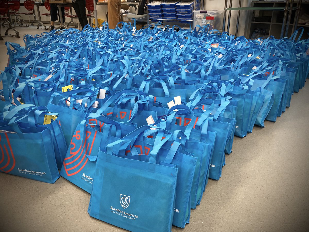 edTechEvans's tweet photo. Today @StamfordHK saw 350+ “online learning” packs prepared for our Secondary students. Packs which will be delivered to families as Hong Kong continues with a suspension of in-person classes.
#StamfordHK #CognitaWay https://t.co/HV8AaYYnSY