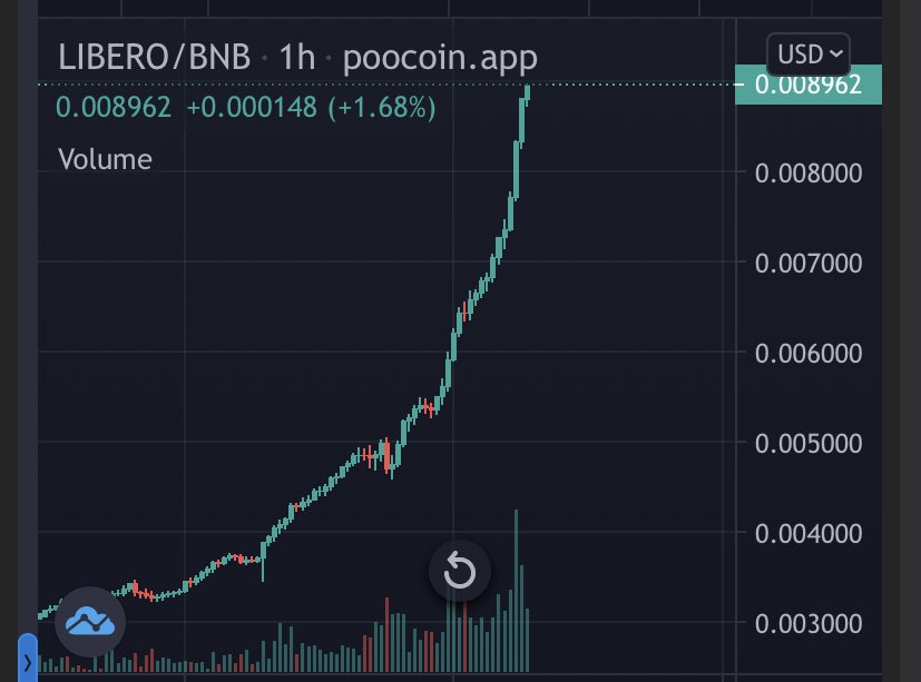 DontDumpMyVibe's tweet photo. @MartiniGuyYT Libero Financial  @LiberoFinancial
 $LIBERO 💎
We are literally printing money with that 150.000% APY!!! 🚀🚀🚀 https://t.co/ExwHdP9Vjf
