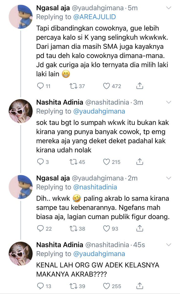 popsvelvett's tweet photo. 56. sampe masuk area julid!! ini kalo di tiktok udah dibikin video gossip terus backsound nya lagu sedih 💔 https://t.co/OKYCXJqaD0