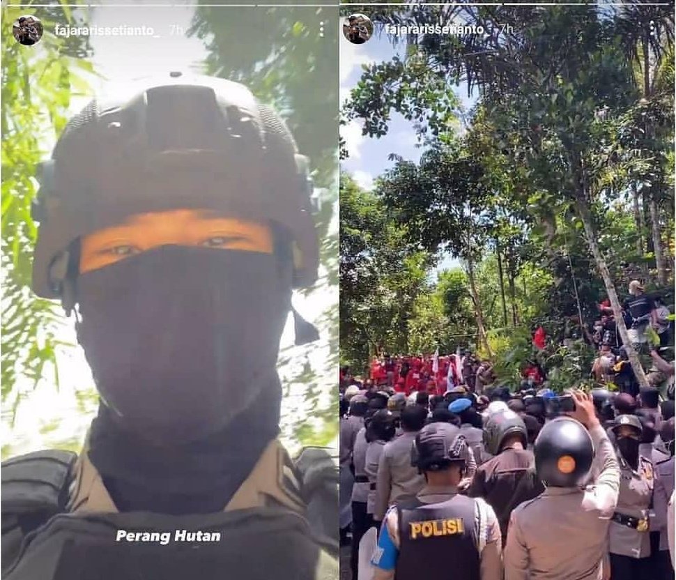yuda_tamaa's tweet photo. @__RismaWidiono_ Jadi yg bener ngukur tanah apa perang hutan nih ? #nobacot #nokecot https://t.co/pk9ycO9kCW