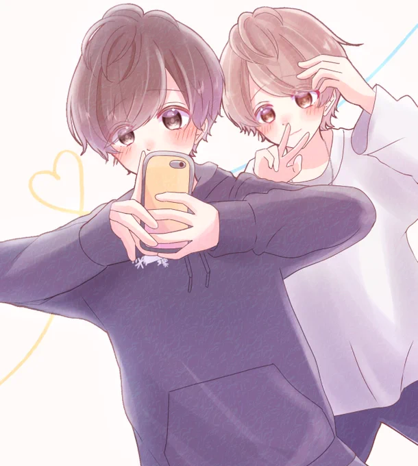 4年前💙💛

#すとぷりギャラリー 
#るぅとくん #ころんくん 