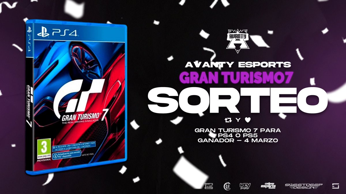🎁 𝙎𝙊𝙍𝙏𝙀𝙊 𝙂𝙍𝘼𝙉 𝙏𝙐𝙍𝙄𝙎𝙈𝙊 7

Pasos:

1. Dar RT y Like a este tuit. 
2. Seguir a <a href="/AvantyEsports/">𝗔𝗩𝗔𝗡𝗧𝗬</a> 

🎮 El ganador podrá elegir la plataforma (PS4 o PS5).

🗓 El premiado se anunciará el día del estreno del videojuego (4 de marzo).

¡¡Todos a participar!!