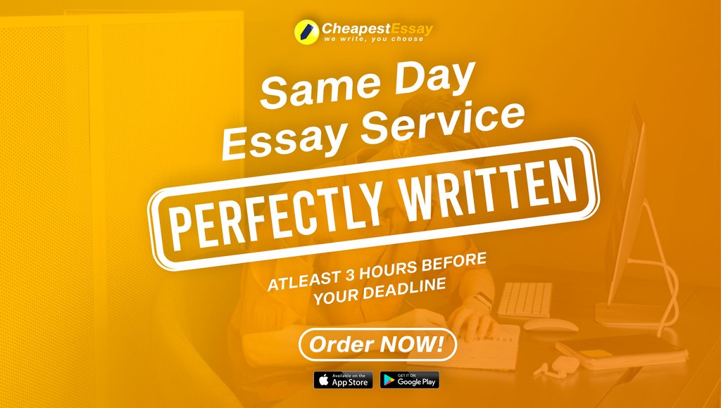CheapestEssay's tweet photo. Students often experience writing #rushessays due to multiple activities.
But, with our cheap #samedayassignment writing service, our experts can write and format your paper in just 3 hours. ๐โฒ๏ธโฉ
----
#collegeessay #assignmenthelp #essays #essaywriting https://t.co/urKimL91sU