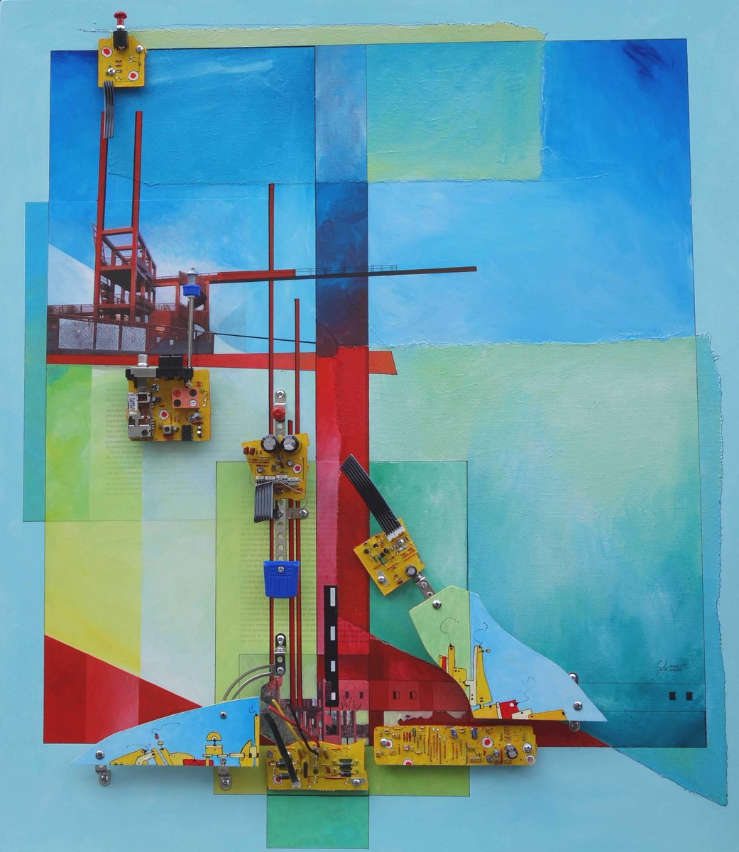 ArtFusion1's tweet photo. Wim Zwijsen   Constructie 9 
€840 
https://t.co/nFzhmlnLnu 
#artfusionnl #paneel #fantasie #painting #acrylic #acryl https://t.co/HNzyqc1J8J