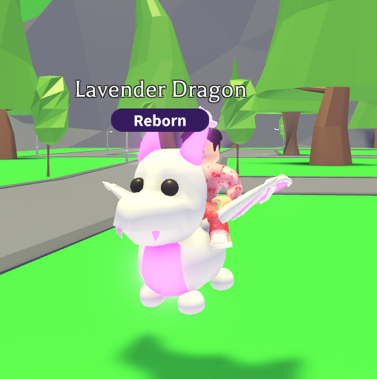 2023 How much is the lavender dragon worth in adopt me public of 