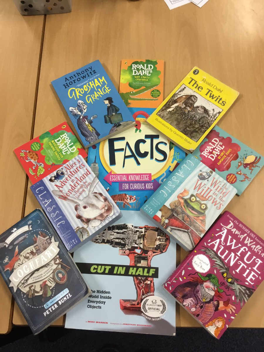 latimerprimary's tweet image. The book fairy has visited #4AC again🧚‍♂️. We have another batch of wonderful books to enjoy in our class library. 
#lovereading #latimerreading #latimerenglish #readingforpleasure