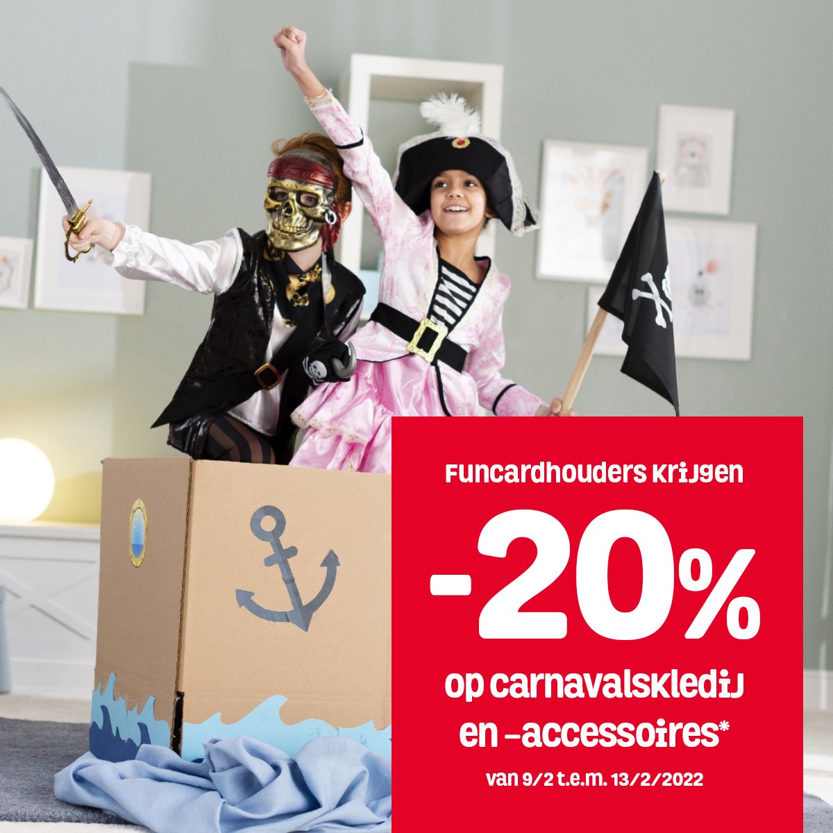 Ben jij al klaar om uit de bol te gaan op carnaval? 🎉🥳 Koop nu je carnavalskledij en -accessoires en geniet van een dolle korting van 20%! bit.ly/3GC9nhL