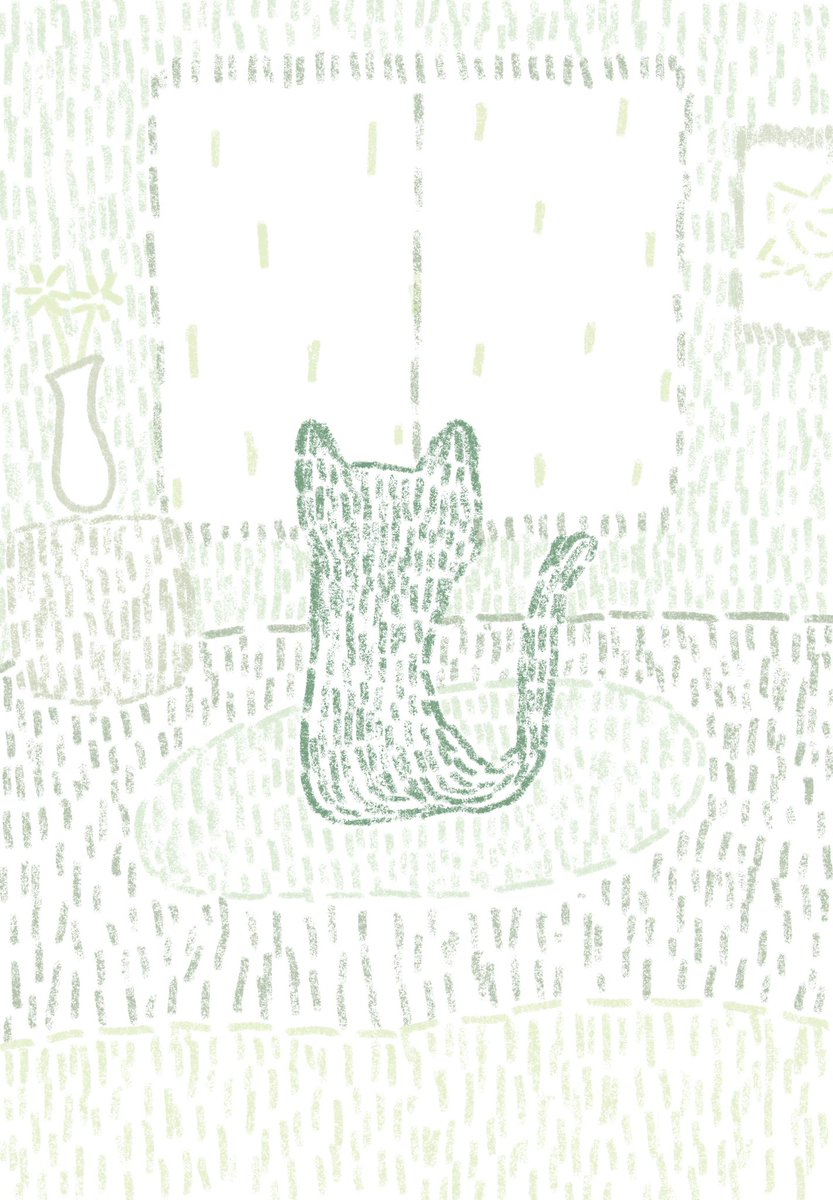 happywitheis's tweet image. วันนี้ฝนตก ขอให้แมวจรมีที่หลบฝนนะ