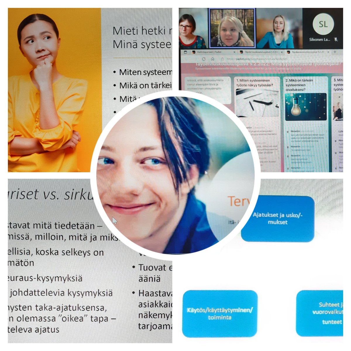 LUMOhanke's tweet photo. Tänään isolla joukolla kerrataan ja syvennetään ymmärrystä systeemisyydestä Itä- ja Keski-Suomen yhteisessä syty-täydennyskoulutuspäivässä. #systeeminenlastensuojelu #LUMOhanke https://t.co/ztlcsFSrnQ